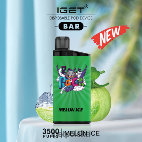 Iget Warszawa - batonik iget - 3500 zaciągnięć 6TP2RX448 lód melonowy