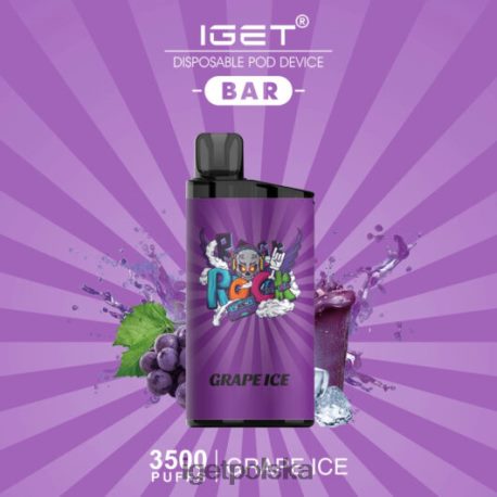 Iget Bar Store - batonik iget - 3500 zaciągnięć 6TP2RX453 lód winogronowy