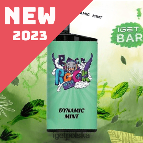 Iget Store - batonik iget - 3500 zaciągnięć 6TP2RX508 dynamiczna mięta