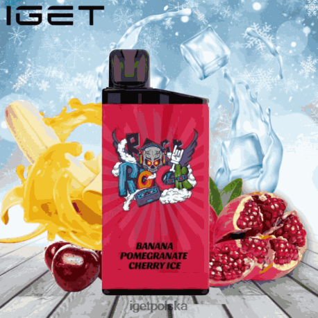 Iget Store - batonik iget - 3500 zaciągnięć 6TP2RX653 banan, granat, lód wiśniowy
