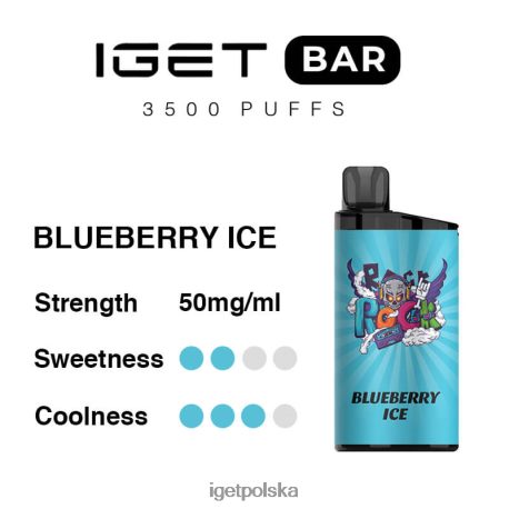 Iget Online Order - iget bar 3500 zaciągnięć 6TP2RX288 lód jagodowy