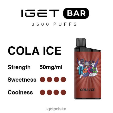 Iget Warszawa - iget bar 3500 zaciągnięć 6TP2RX292 lód coli