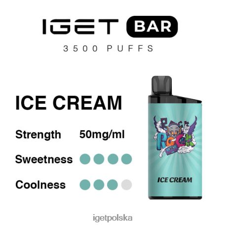 Iget Bar Store - iget bar 3500 zaciągnięć 6TP2RX294 lody