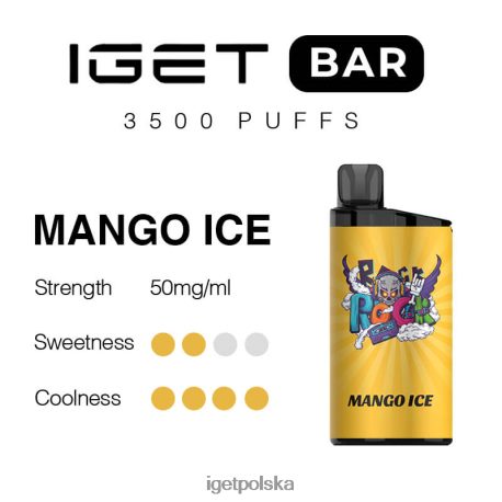 Iget Vape - iget bar 3500 zaciągnięć 6TP2RX299 lód mango