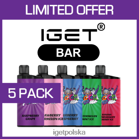 Iget Bar Online - iget baton - 3500 zaciągnięć - 5 sztuk 6TP2RX468