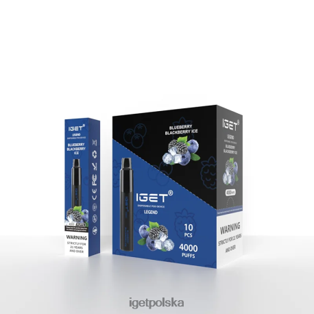 Iget Bar - iget legenda 4000 zaciągnięć 6TP2RX325 lód jagodowy, jeżynowy