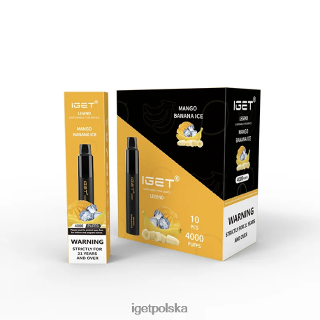 Iget Store - iget legenda 4000 zaciągnięć 6TP2RX328 lód mango-banan