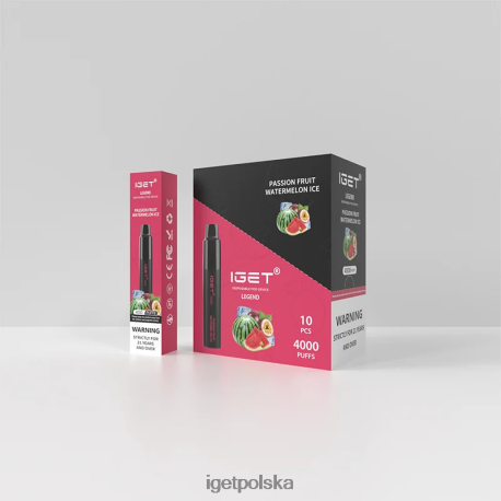 Iget Bar Store - iget legenda 4000 zaciągnięć 6TP2RX329 lód arbuzowy z marakui