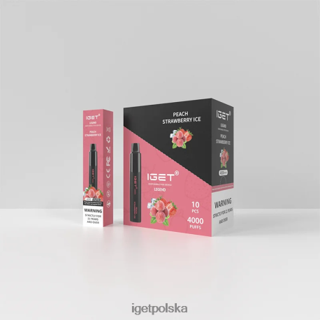 Iget Eshop - iget legenda 4000 zaciągnięć 6TP2RX330 brzoskwiniowo-truskawkowy lód