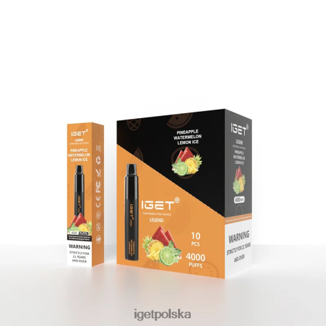 Iget Online Order - iget legenda 4000 zaciągnięć 6TP2RX333 ananasowy arbuzowy lód cytrynowy