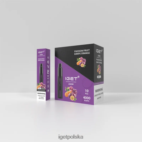 Iget Bar Store - iget legenda 4000 zaciągnięć 6TP2RX339 marakuja, winogronowa pomarańcza