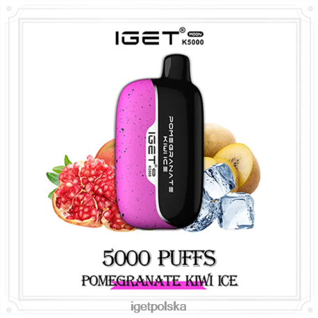 Iget Bar Online - iget moon 5000 zaciągnięć 6TP2RX227 lód z granatu i kiwi