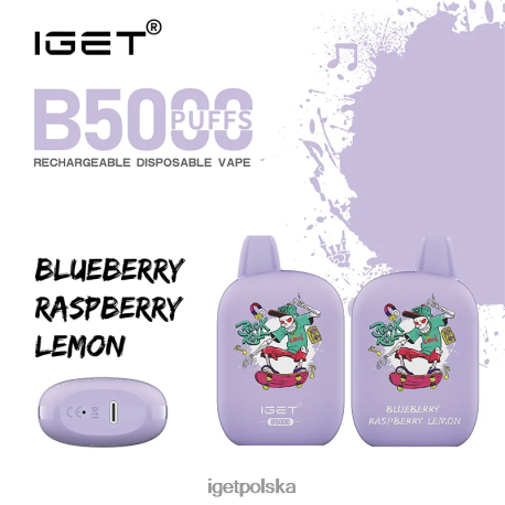 Iget Bar Store - iget b5000 6TP2RX308 jagoda malina cytryna