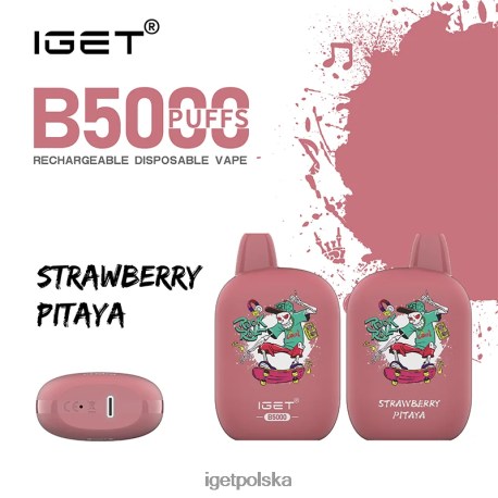Iget Vape - iget b5000 6TP2RX313 pitaja truskawkowa