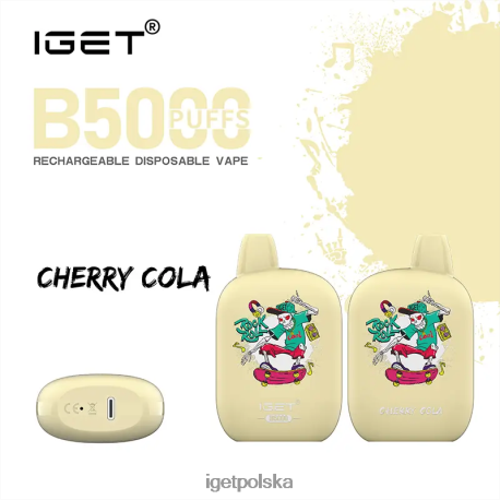 Iget Warszawa - iget b5000 6TP2RX316 wiśniowa cola