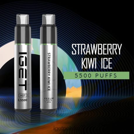 Iget Vape - jest mi gorąco - 5500 zaciągnięć 6TP2RX583 lód truskawkowy i kiwi