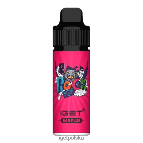 Iget Online Order - iget bar plus - 6000 zaciągnięć 6TP2RX611 wiśniowy granat