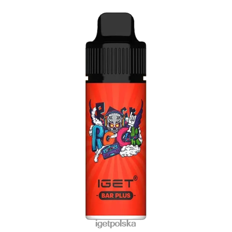 Iget Bar - iget bar plus - 6000 zaciągnięć 6TP2RX624 lód truskawkowy i kiwi