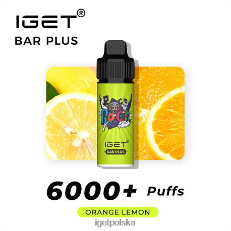 Iget Online Order - batonik iget plus 6000 zaciągnięć 6TP2RX238 pomarańczowa cytryna