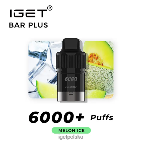 Iget Bar - iget bar plus kapsułka 6000 zaciągnięć 6TP2RX260 lód melonowy