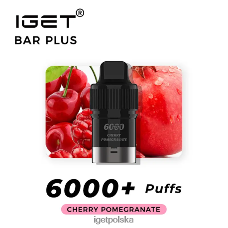 Iget Bar Online - iget bar plus kapsułka 6000 zaciągnięć 6TP2RX267 wiśniowy granat