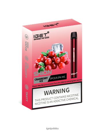 Iget Bar - 3 x iget shion 6TP2RX12 lód żurawinowy