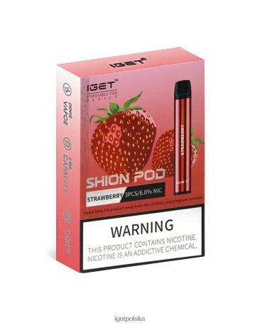 Iget Eshop - 3 x iget shion 6TP2RX27 truskawka