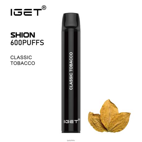 Iget Bar Online - 3 x iget shion 6TP2RX9 klasyczny tytoń